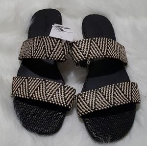 Aztec Woven Sandals Slip on Universal Thread